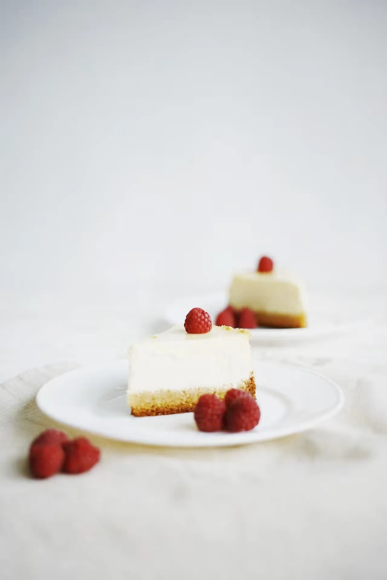 slice of cake with raspberry topping 3323686