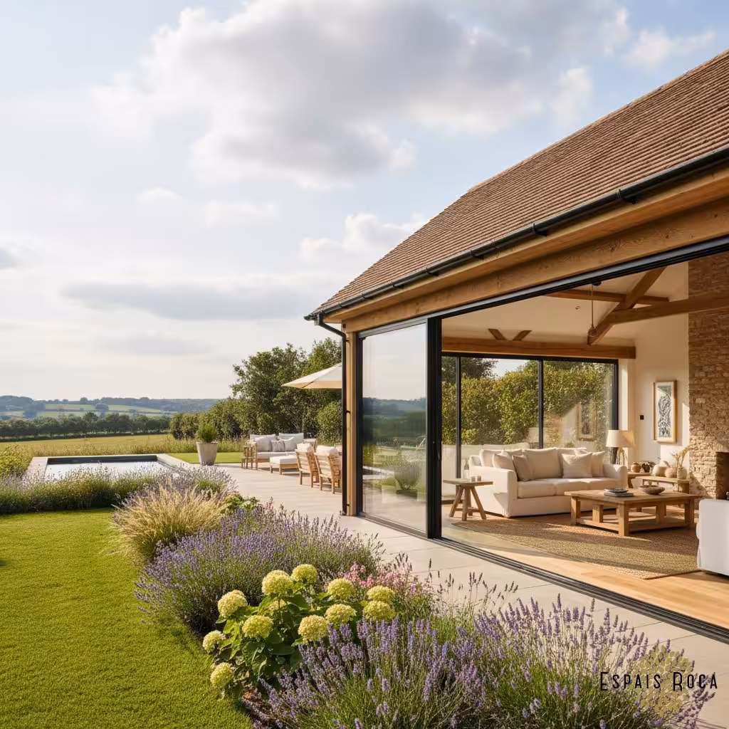 Luxury barn conversion private garden