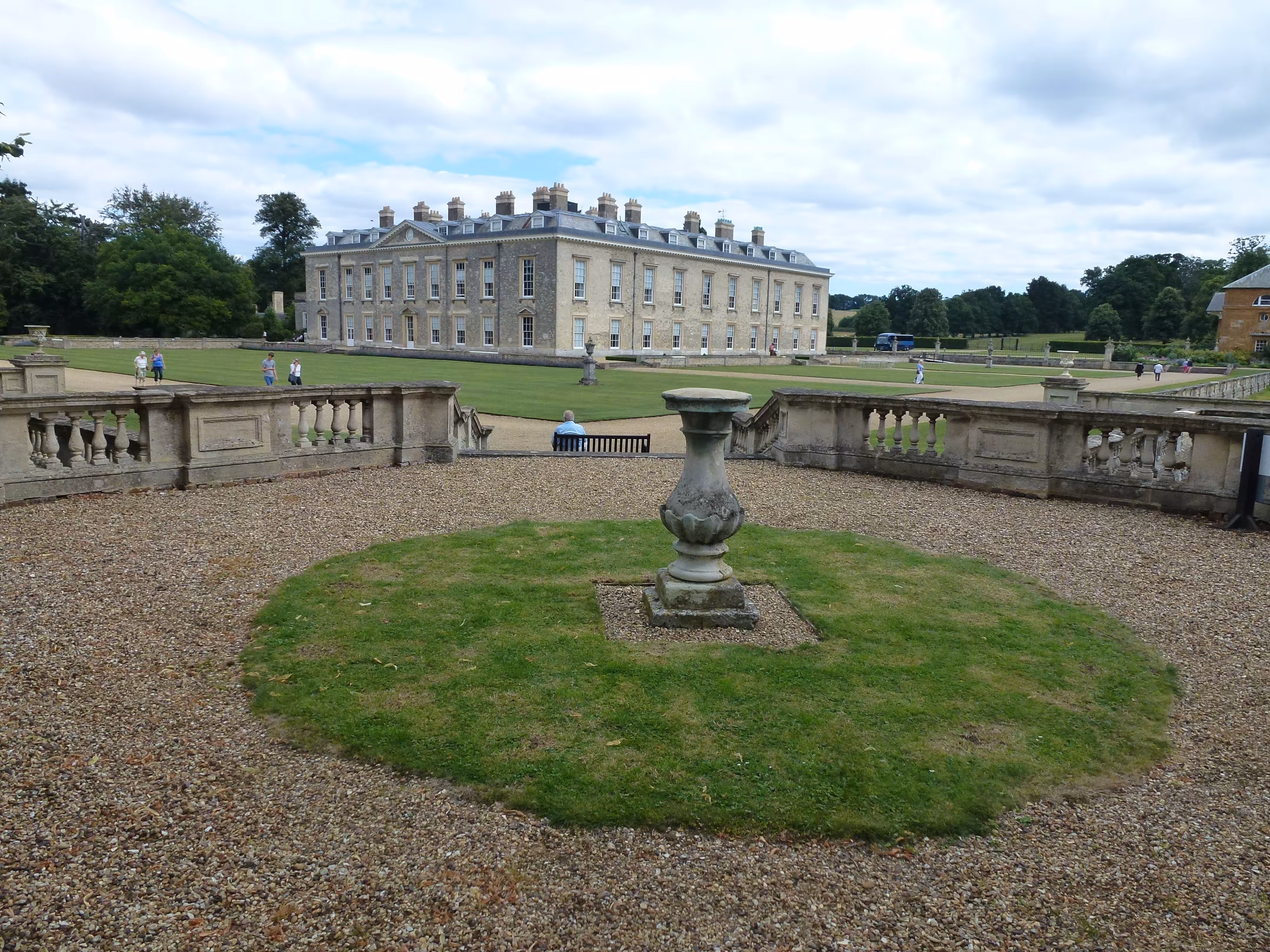 The gardens at Althorp House, Northamptonshire