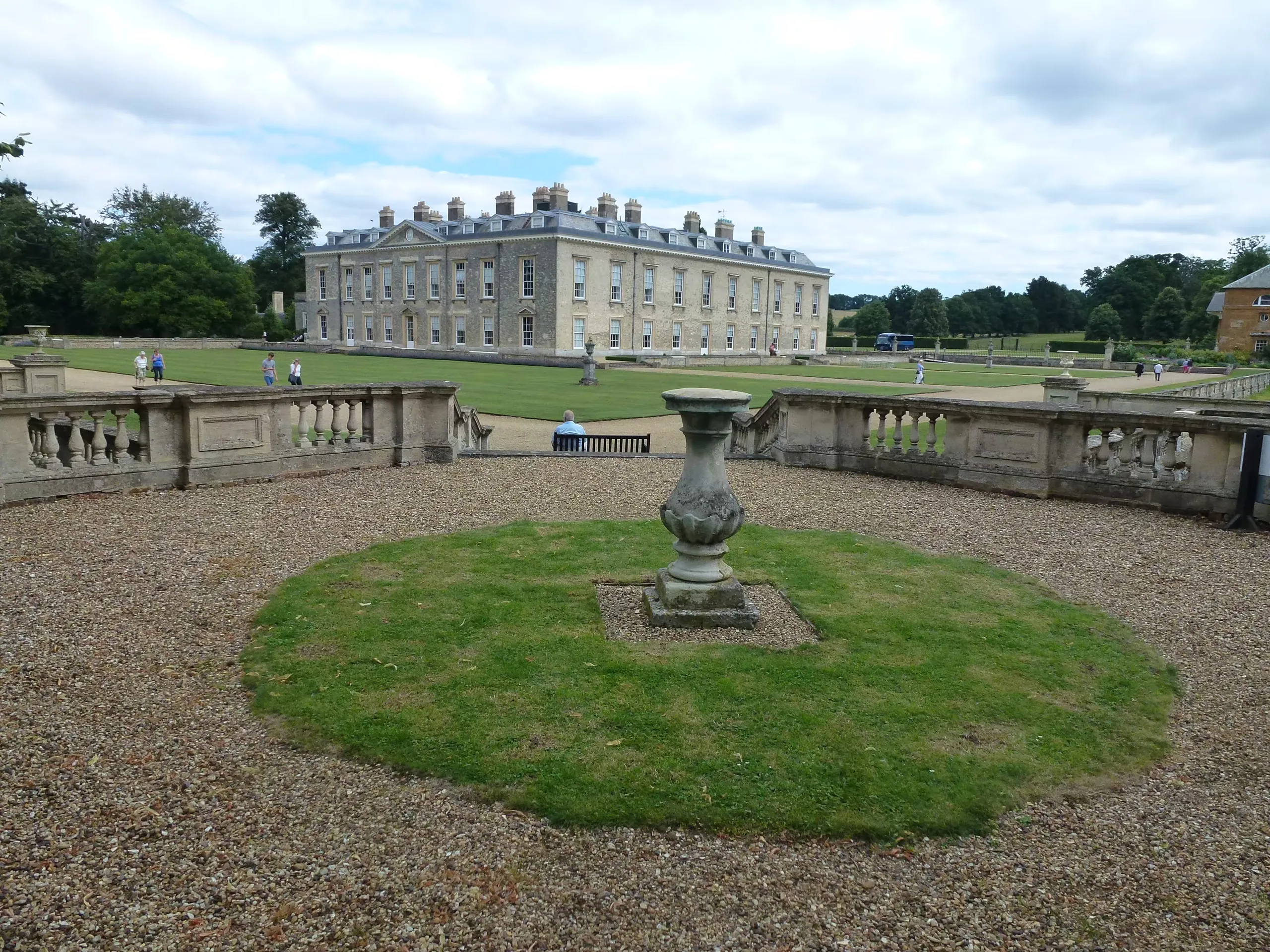The gardens at Althorp House, Northamptonshire