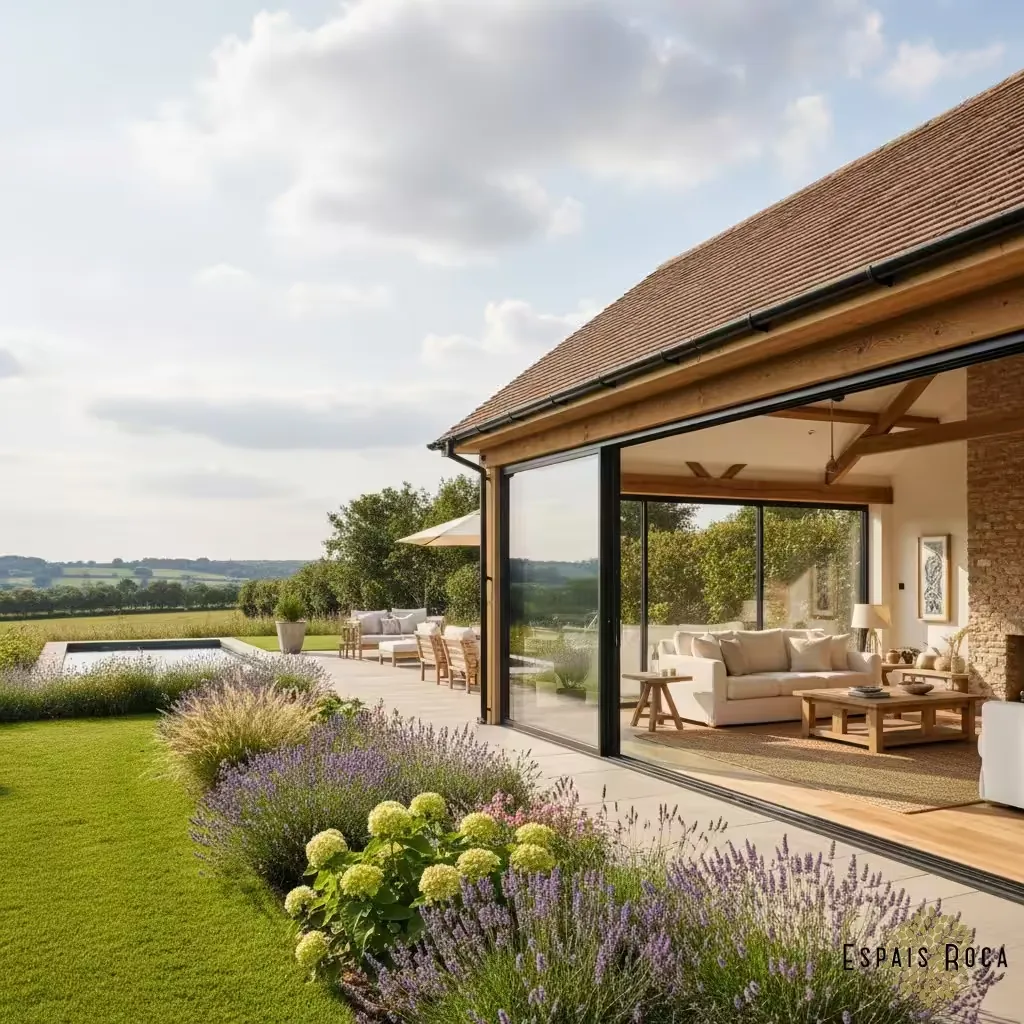 Luxury barn conversion private garden
