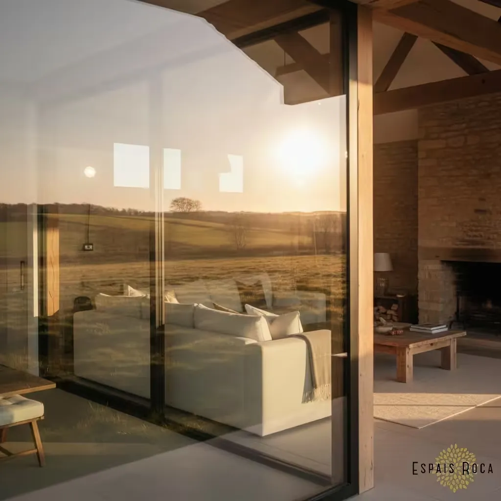 Luxury countryside retreat at sunset near Silverstone