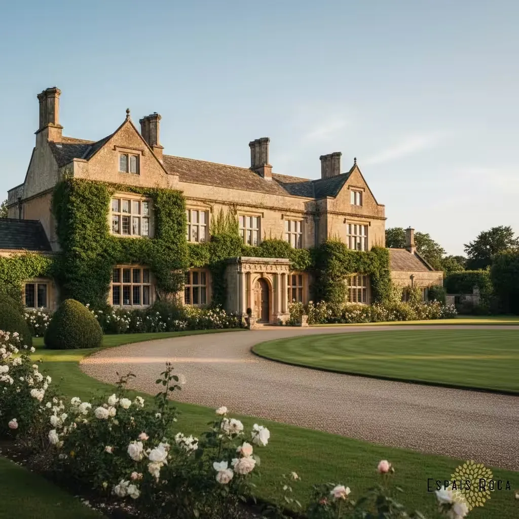 Country house hotel exterior in Northamptonshire